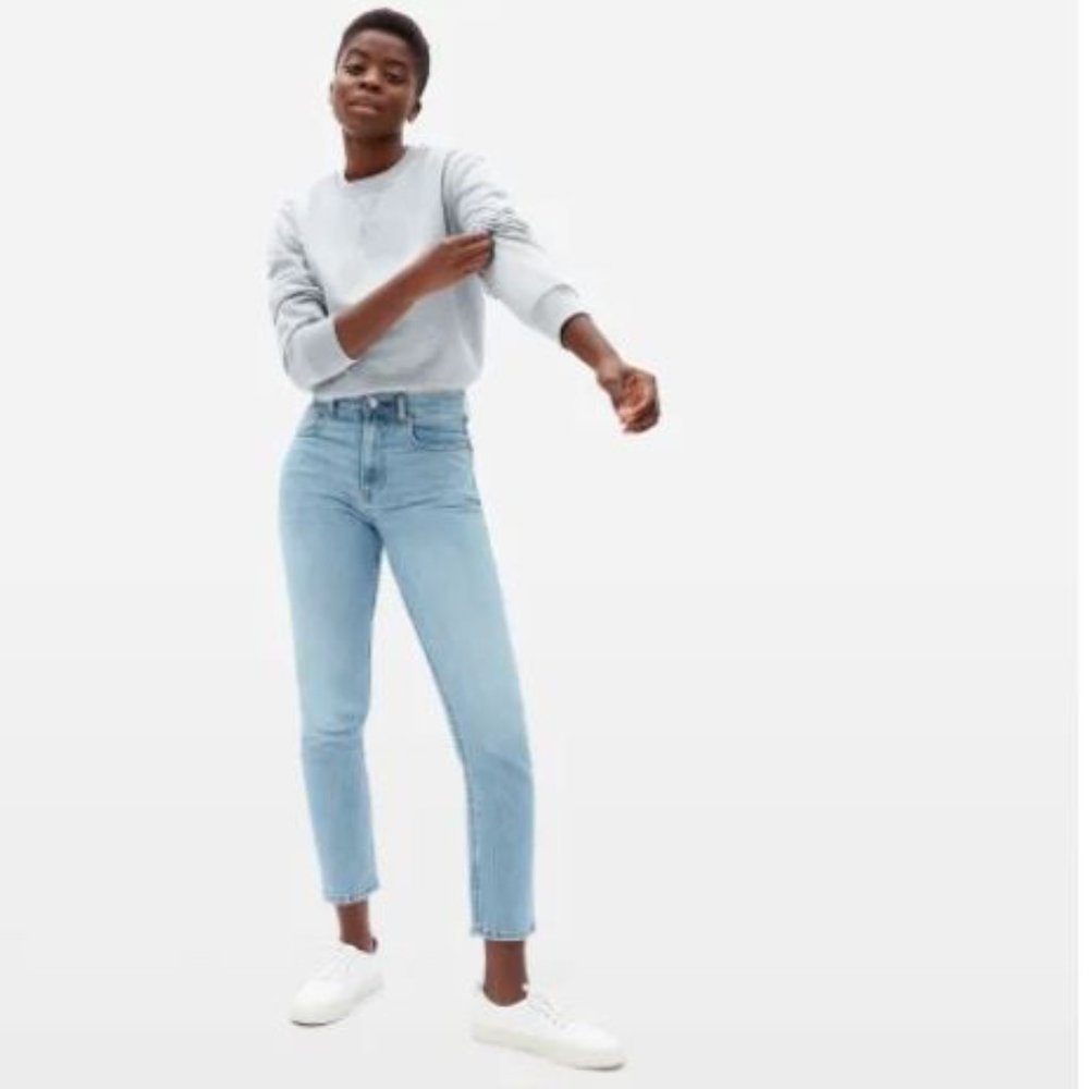 Everlane Original Cheeky Jean (AKA Japanese Denim Cheeky Jean) High Rise Regular